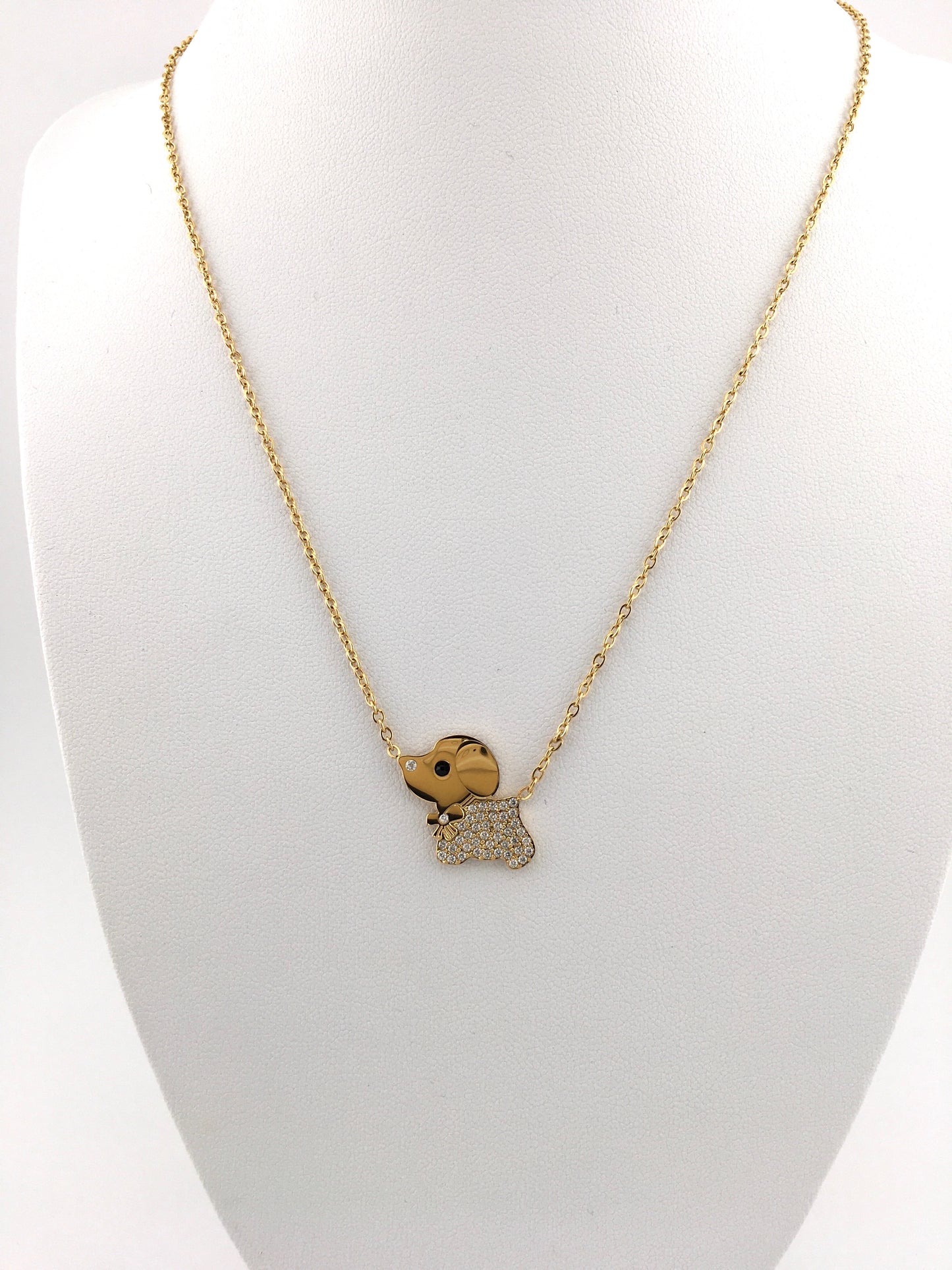 Collana Cagnolino Brillante