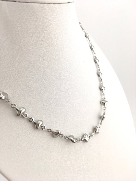 Collana Cuori di Stelle Silver