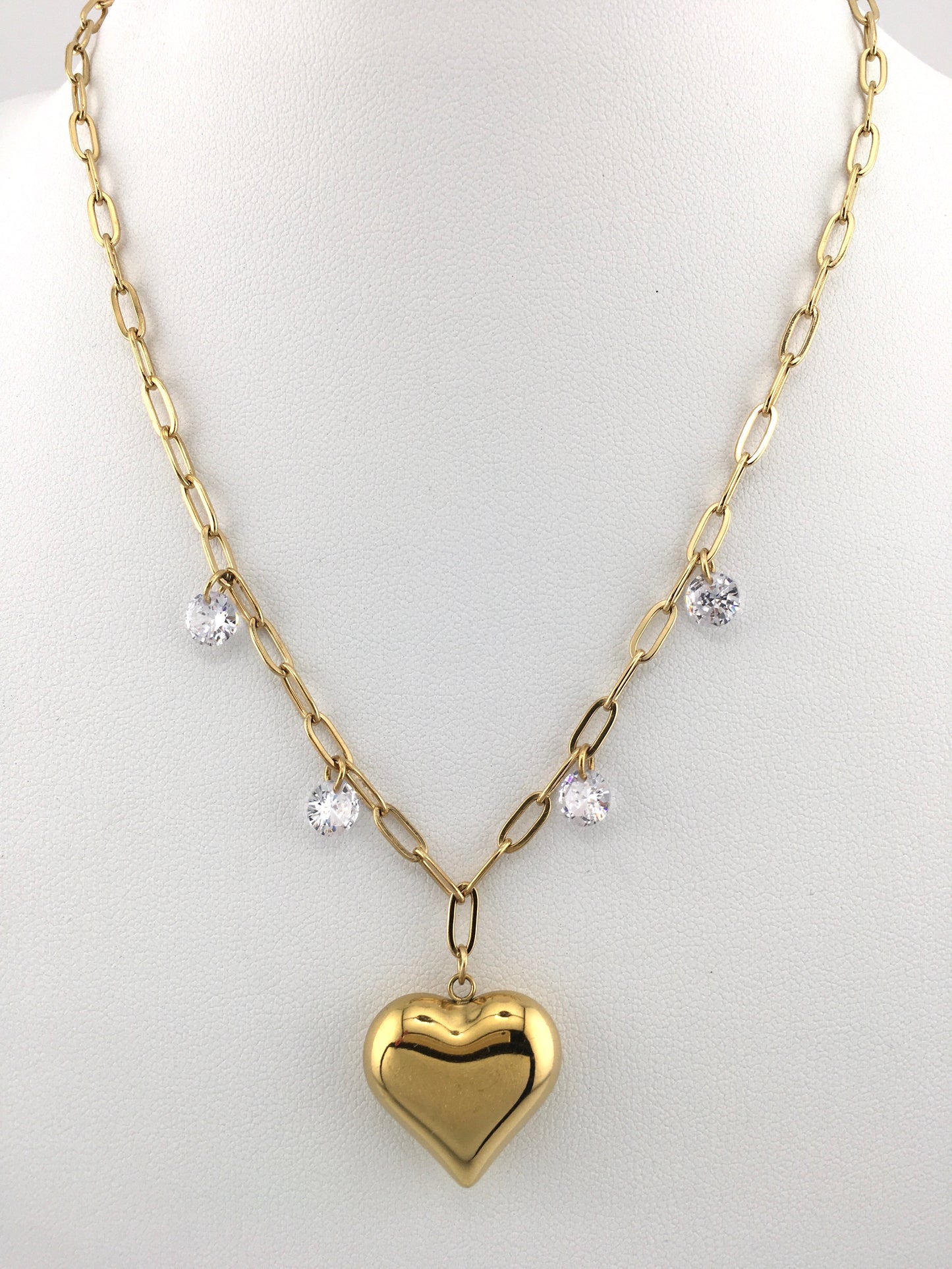 Collana Cuore Celestiale Gold